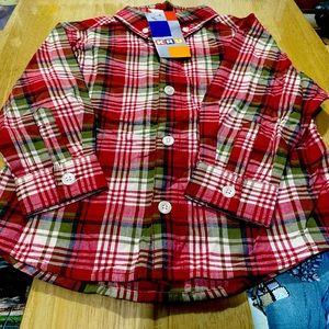 Absolutely the cutest plaid boys button down shirt